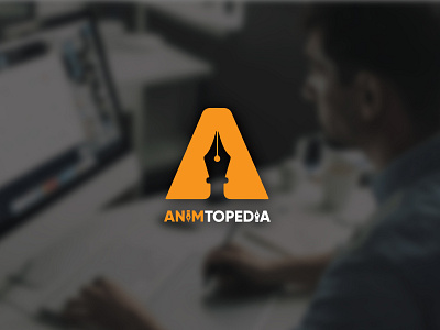 Animtopedia - Logo Design 3d animation animation company branding design graphic design illustration logo