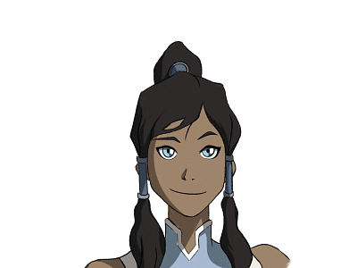 Korra, from TV series The Legend of Korra, 2022. avatar characterdesign design gamedesign graphic design illustration illustration characterdesign korra procreate thelastairbender