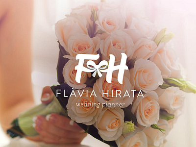 Flavia Hirata Brand bow bride flowers monogram planner wedding