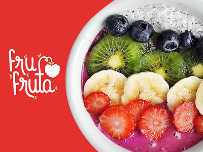 Fru-fruta blog bowl brand branding food fruit healthy logo photo photography
