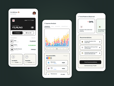 Banking Finance bank banking border design finance personal simple ui