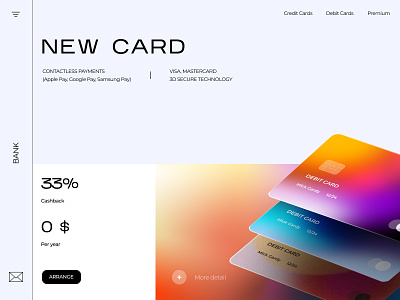 Redesign bank cards