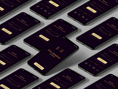 UX/UI design for a Cinema Mobile App