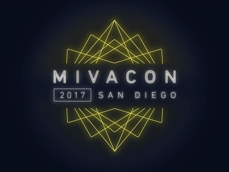 MivaCon 2017 Neon Sign