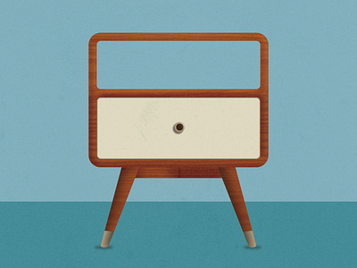 Retro End Table