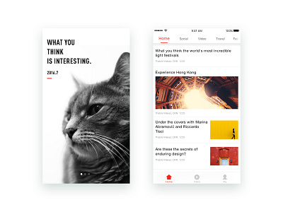 News app news ui