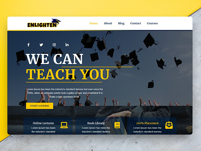 Enlighten University Web Design