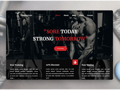 Gymnasium – Fitness theme