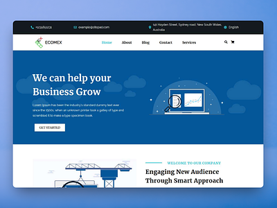 Ecomex Business Services Web Design