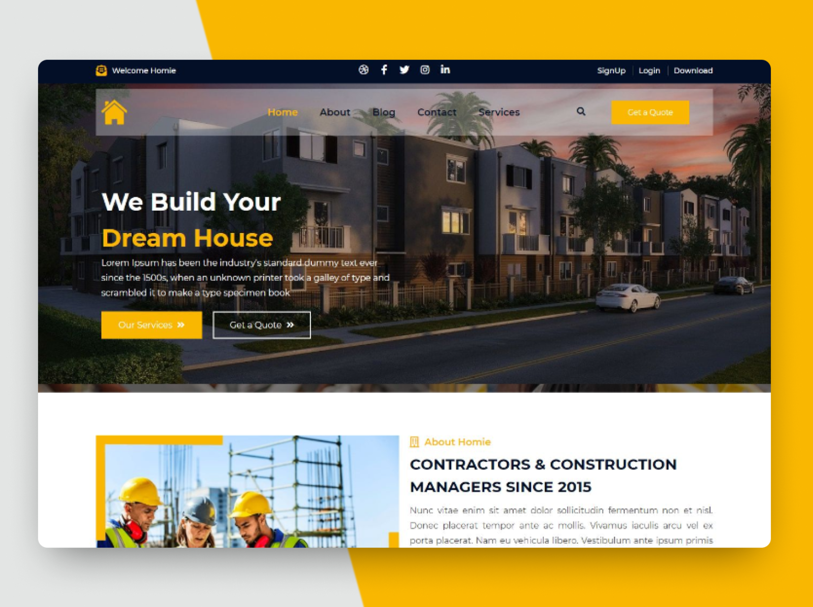 Homie Real Estate Web Design by Vaibhav Joshi on Dribbble