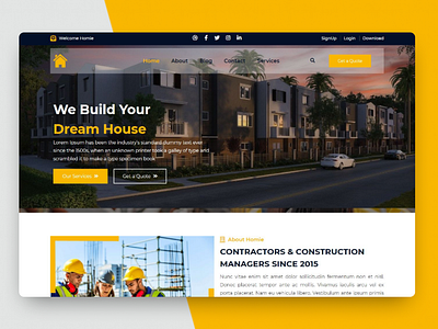 Homie - Real Estate Web Design