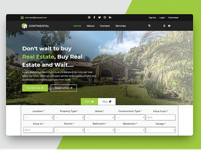 Continental Real Estate Web Design