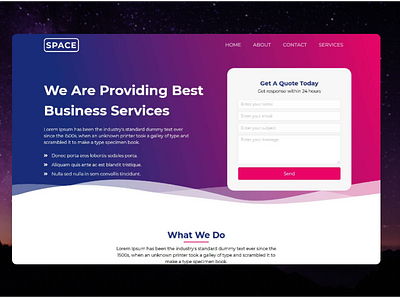 Business Service Web Design agency business business services consulting corporate creative digital agency digital narketing seo space startups tech business