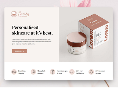 Skincare Cream Sales Landing Page checkout cream downsell ecommerce funnel funnels landing landing page marketing sales funnel sales landing skincare upsell woocommerce