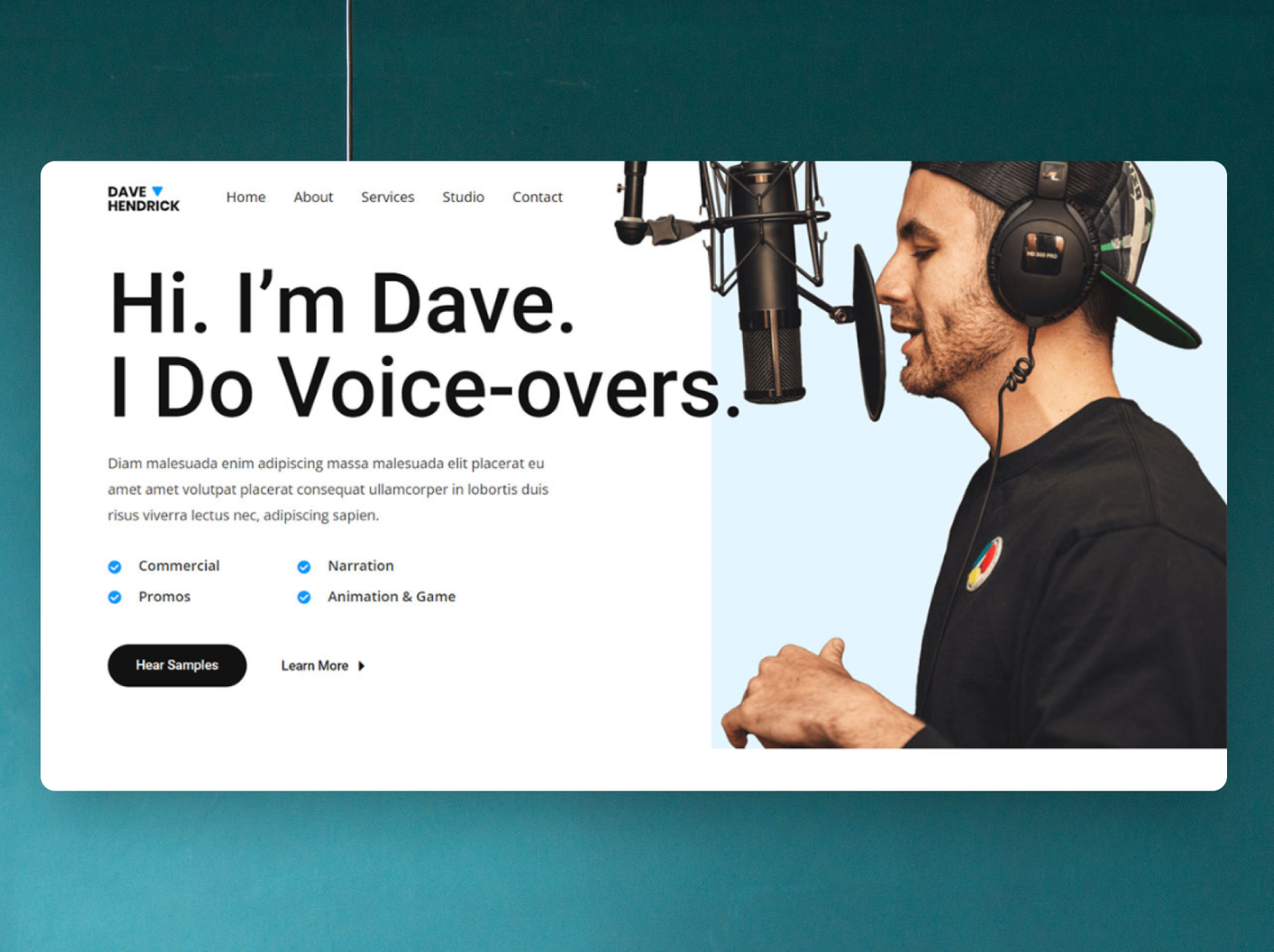 freelance-voice-over-artist-web-design-by-vaibhav-joshi-on-dribbble