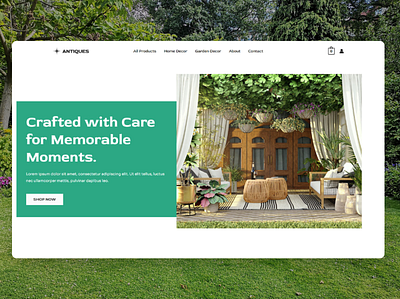 Home and Garden Decor Web Design decor decor products decorative ecommerce furniture garden garden decor gardening home home decor home garden home gardening interior sweet home