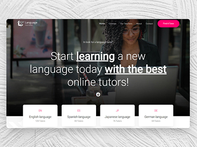 Language Tutor Web Design classes elearning language language classes language tutor languages lessons online tutor tutor tutorials