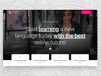 Language Tutor Web Design classes elearning language language classes language tutor languages lessons online tutor tutor tutorials