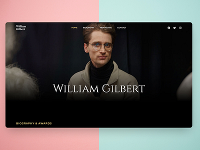 Theater Artist Web Design