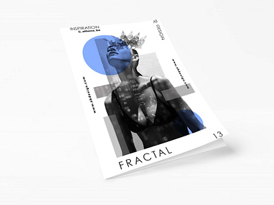 FRACTAL COVER MAGAZINE branding cover design graphic design illustration magazine mockup
