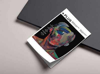 PLUS COVER MAGAZINE branding cover design graphic design illustration magazine mockup