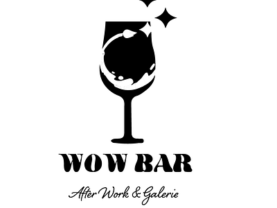 LOGOTYPE WOW BAR branding design graphic design illustration logo vector