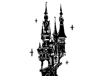 CASTLE ILLUSTRATOR adobeillustrator artist design drawing graphic design illustration illustrator vector vectordrawing