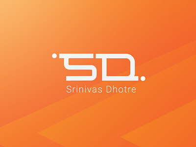 My Logo branding design designer dhotre fancy fonts logo orange srinivas style typography