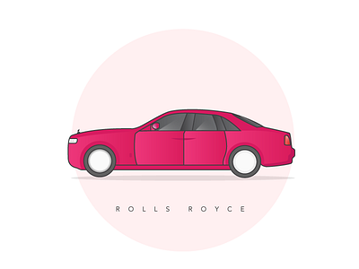 rolls royce car colors design graphicsdesign illustrations red rollsroyce vector wine