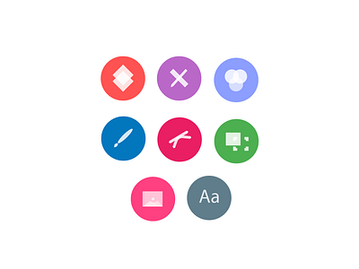 Design tools icons