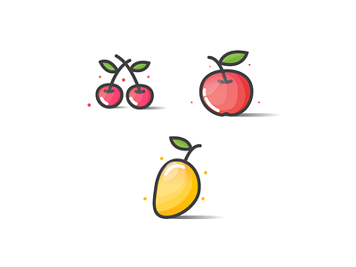 Fruits illustration design designer icons illustration