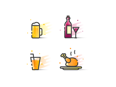 Bar icons design icons illustrator ui uiux