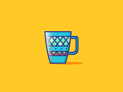 Fancy Cup colors design gradients illustration products