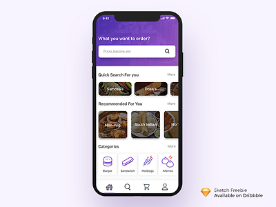 Iphone x search hand illustration iphonex mail message nomessage purple search shopping