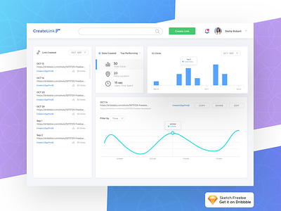 Freebie: Dashboard dashboard free freebie gradients