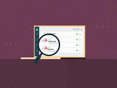 Focus on Problem Management; not fire-fighting dashboard design illustration problem