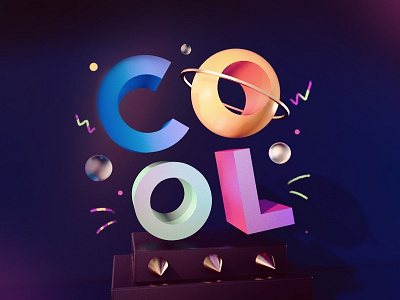 Cool Typography cinema4d cool typography