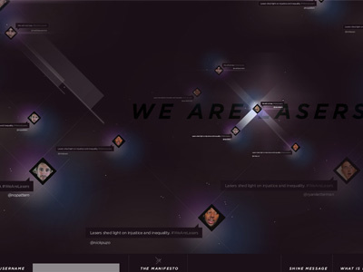 We Are Lasers designthrowback
