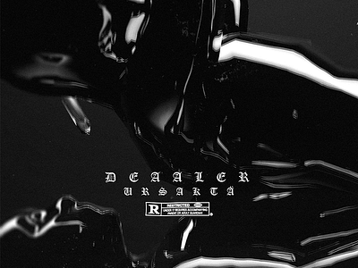 D E A A L E R - URSAKTÄ album cover artwork black c4d composition cover crystal deaaler edm music record ursakta