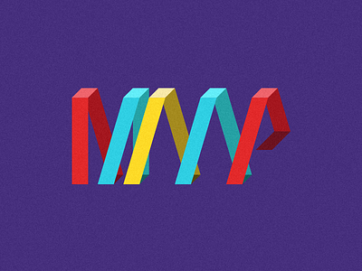 MVP 3d design illustrator logo monogram mvp type typography vector vector art