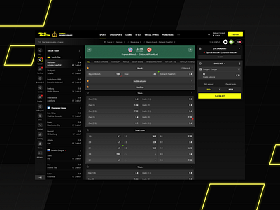 Parimatch: Open Match 1xstavka betslip betting bookmaker bwin fonbet gambling interface ligastavok mobile navigation onlinecasino parimatch pm soccer sportsbook sportsfeed ui ux webui