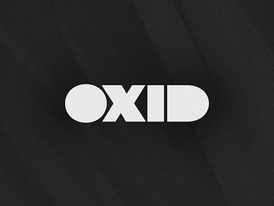 Oxid Logotype bold branding flat font identity letters logo logotype oxid simple type