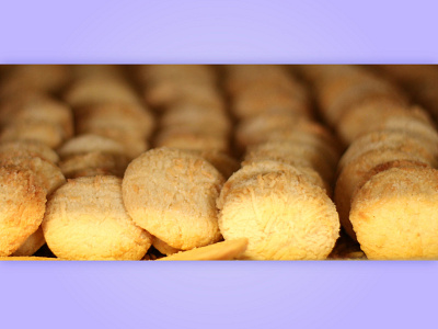 Coconut Cookies food photography product