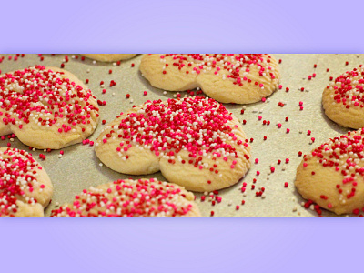 Valentine's Cookies food photography product