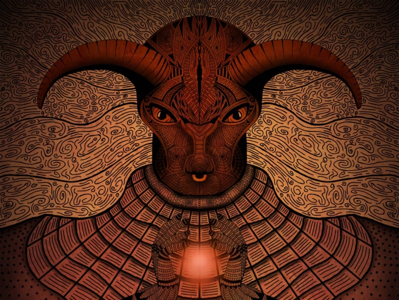 Spiritual Bull / Illustration art character design illustration photoshop