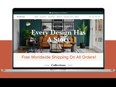 Perficient - Decor Furniture Shopify Theme animation ecommerce ecommerce theme furniture home decor furniture theme graphic design home decor home decoration products living room decor modern theme shopify shopify furniture shopify theme trendy modern furniture ui