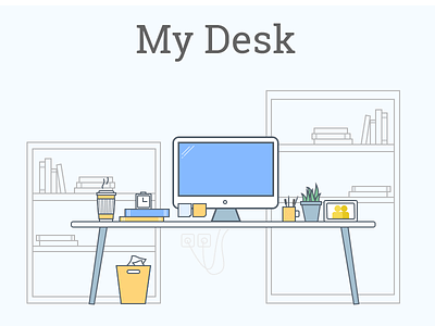 Desk 365days adobe desk illustration illustrator photoshop