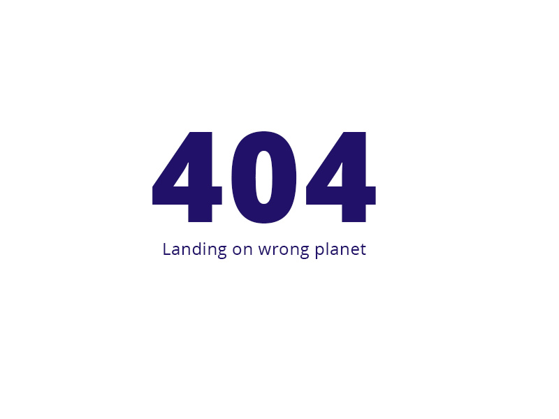 404 Error Page designed by Suruchi Kasari. 