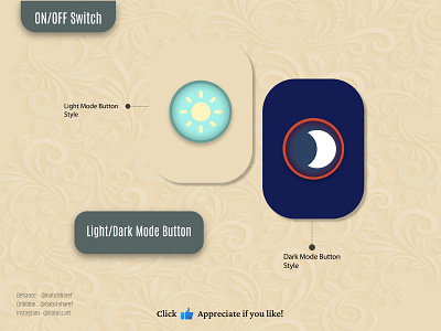 ON/OFF Switch, Day:10 app design graphic design ui ux