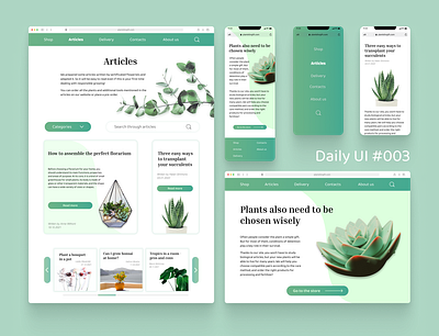 Daily UI #003 design ui